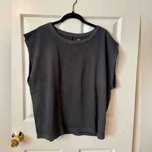 Aerie XS Smoked Grey Dolman Sleeve Oversized Style: 5496-2386  - "B"